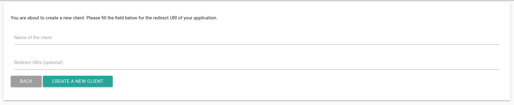 Create a client from wallabag